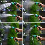 Rixo™5 METER CAR WASHER & GARDEN PIPE WITH SPRAY GUN