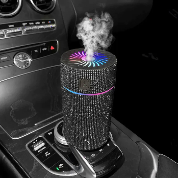 Rixo™ AutoMist: Car Air Purifier & Humidifier with LED