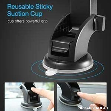 Adjustable Car Phone Holder with Suction Cup